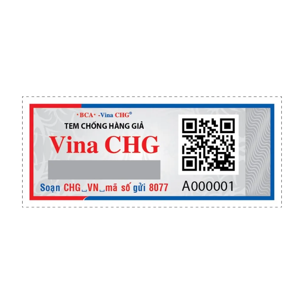 Etiqueta antifalsificación con código QR