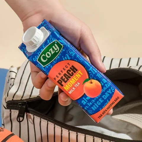 Cozy Peach Milk Tea 225ml