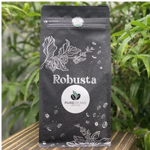 Reiner Robusta-Kaffee mit intensivem Geschmack von PureBeans