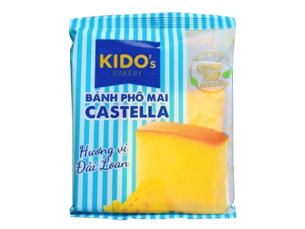 Torta Pan di Spagna Fresca al Formaggio Castella 40g - KIDO