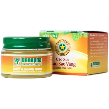 Cao Sao Vàng Danapha Erkältungs- und Grippepaste 16g