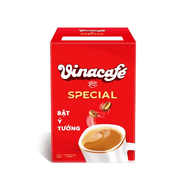 Vinacafe Special Instant Coffee, Box of 18 sachets