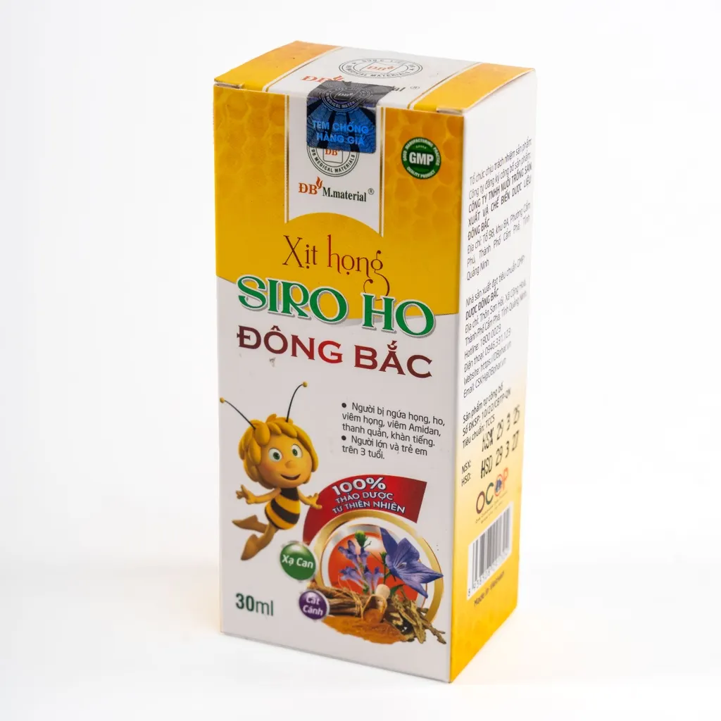 VITABA Dong Bac – Throat Spray and Cough Syrup for Irritation Relief