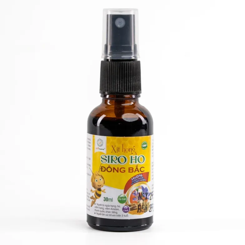 VITABA Dong Bac – Throat Spray and Cough Syrup for Irritation Relief