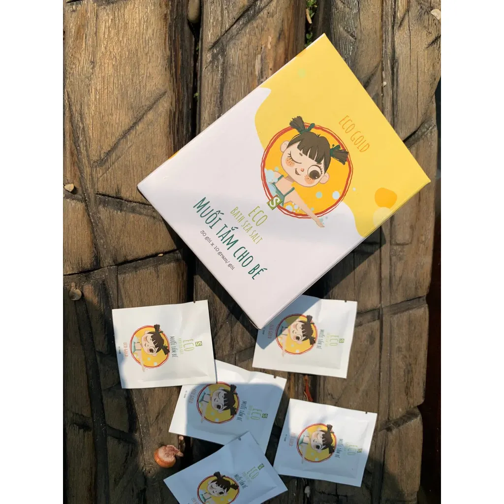 Eco Gold Baby Bath Salt 10g (Box of 30 packs)