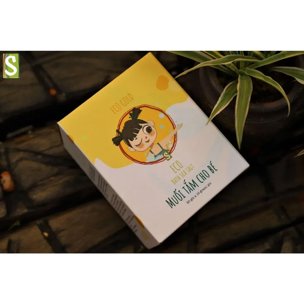 Eco Gold Baby Bath Salt 10g (Box of 30 packs)