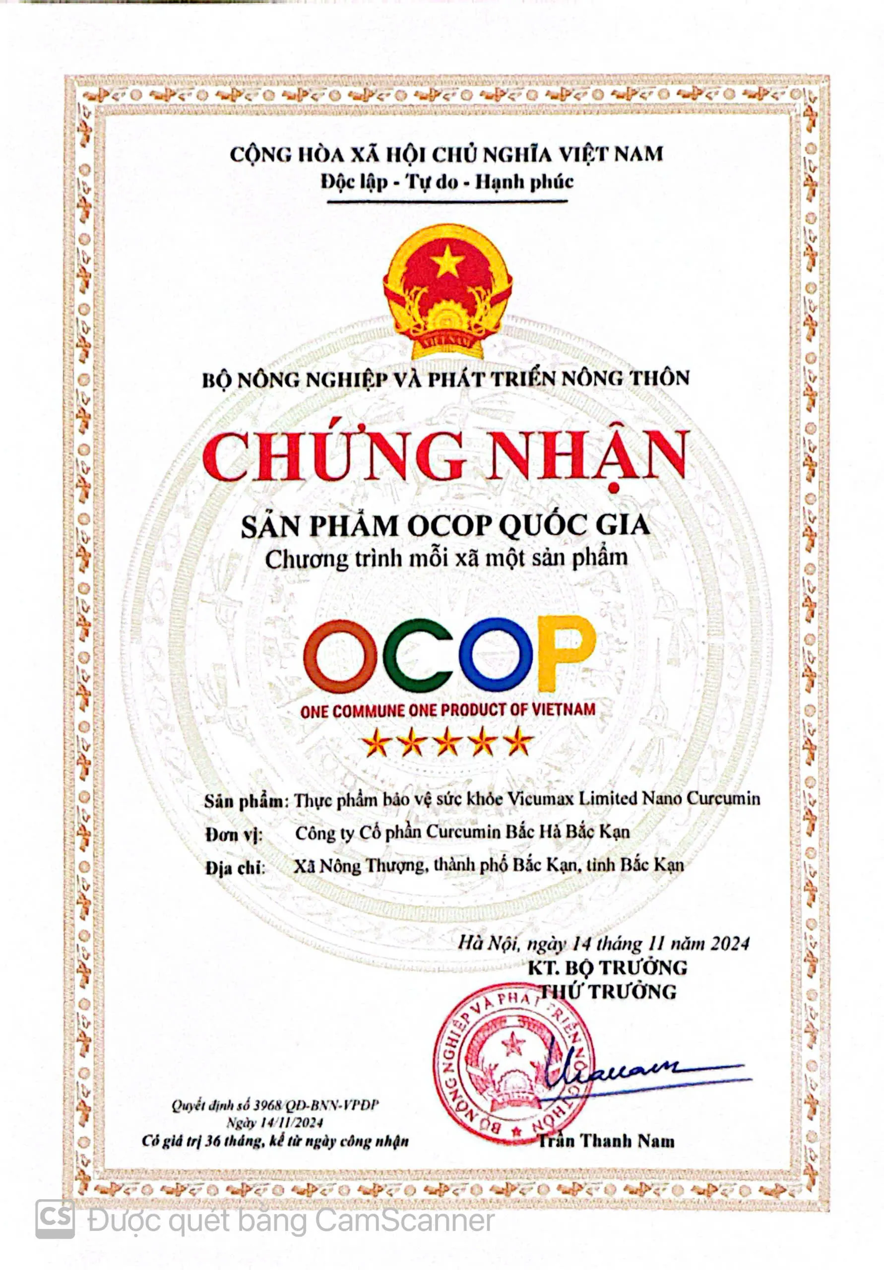 Vicumax Limited Nano Curcumin (10 мл)